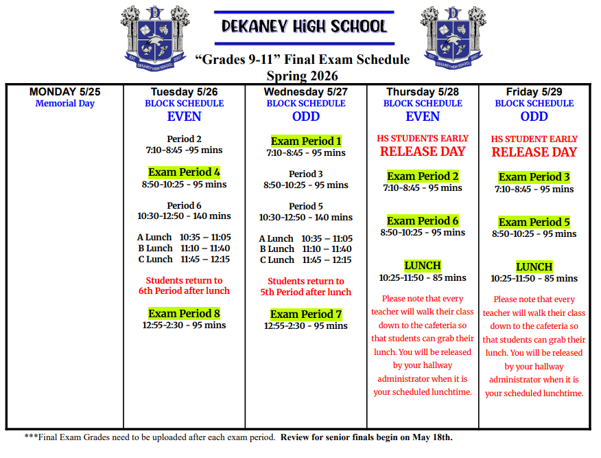 DHS Finals