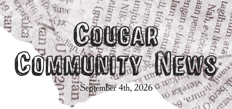 Cougar Community News