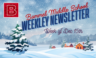 Bammel Newsletter, Week of Dec 15th