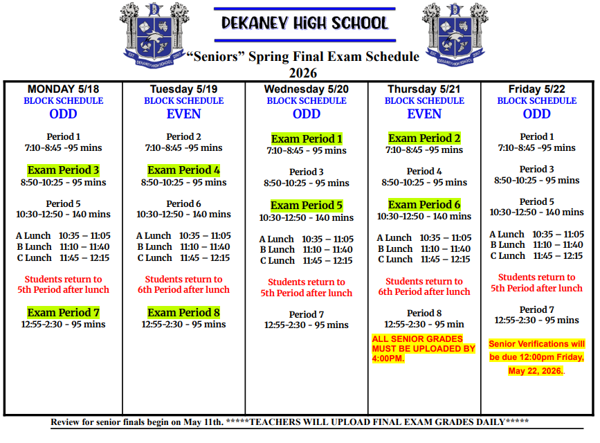 DHS Senior Finals