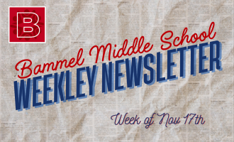 Bammel Newsletter, Week of Nov. 17th