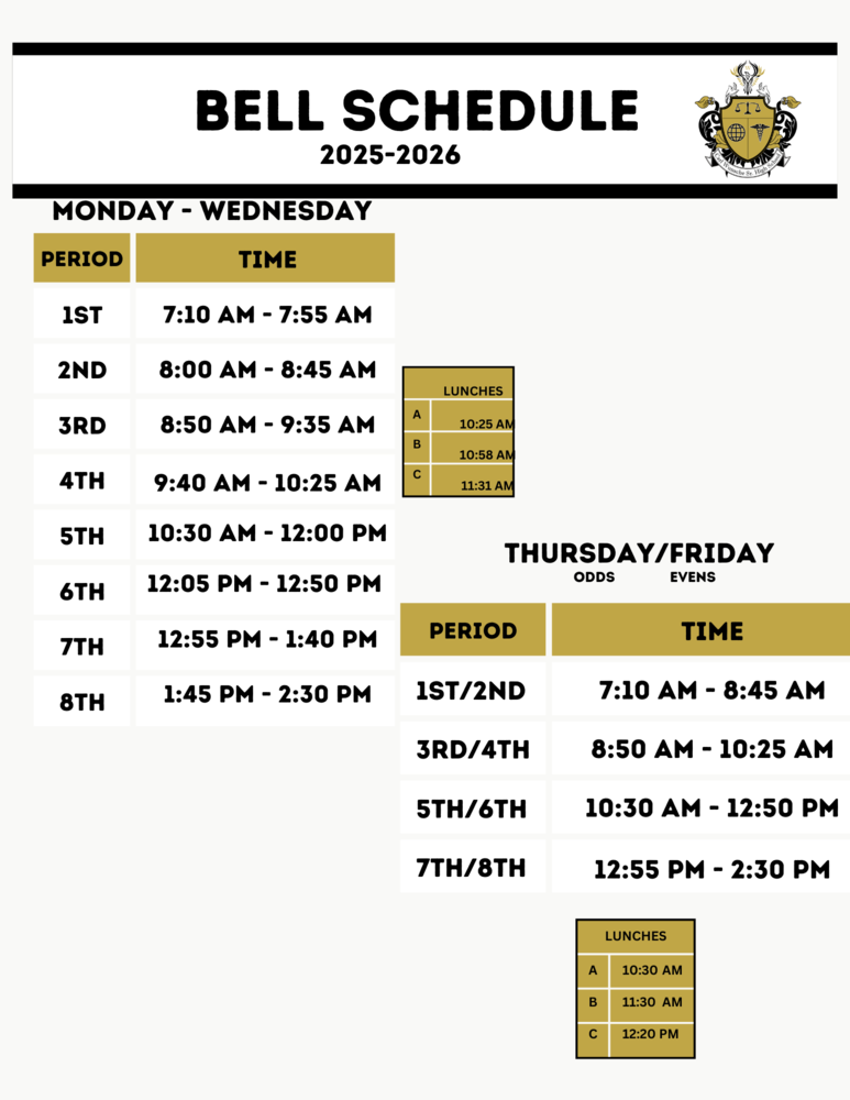 2526Bell Schedule