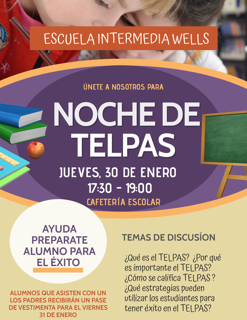 TELPAS Night Flyer in Spanish