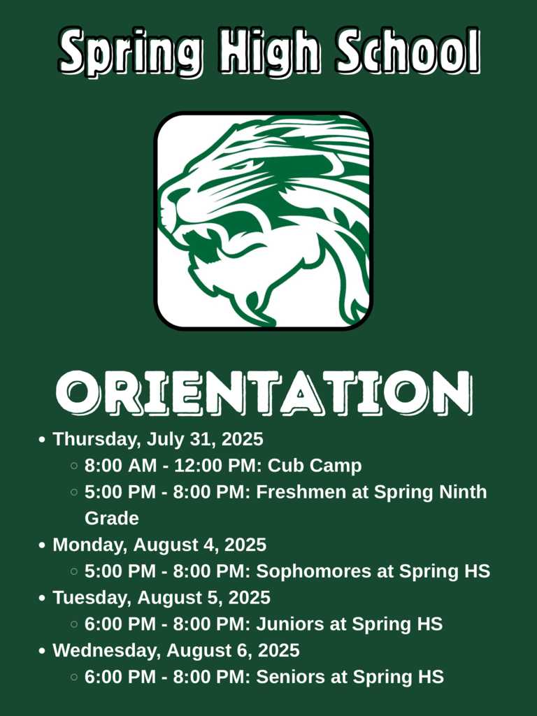 Orientation Dates