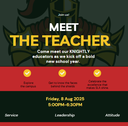 Meet the Teacher Aug 8 5:00PM-6:30PM