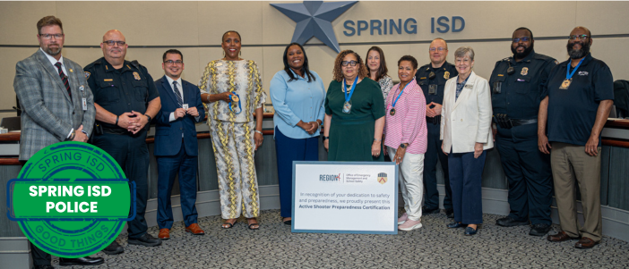 Spring ISD Earns State's First Top Active Shooter Certification