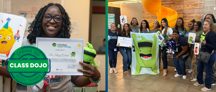 Congrats to the August ClassDojo Champions
