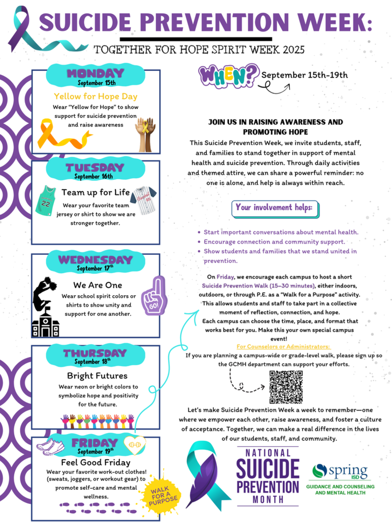 Suicide prevention week