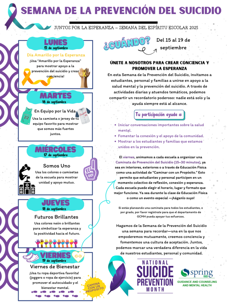 span suicide prevention week
