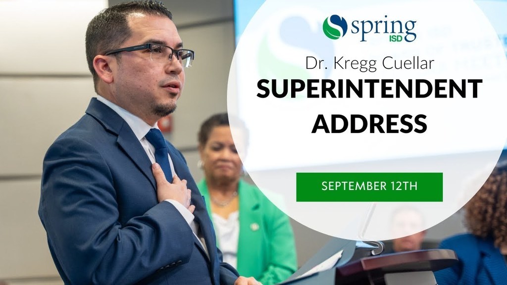 Spring ISD Superintendent Address - Dr. Kregg Cuellar, Sept. 12, 2025