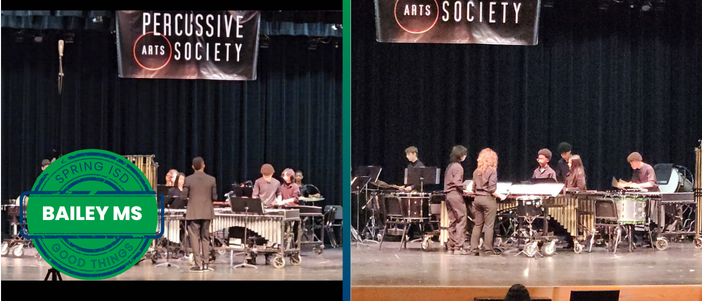 Bailey Percussion Ensemble Strikes Gold Again