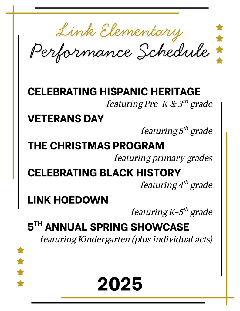 performance schedule