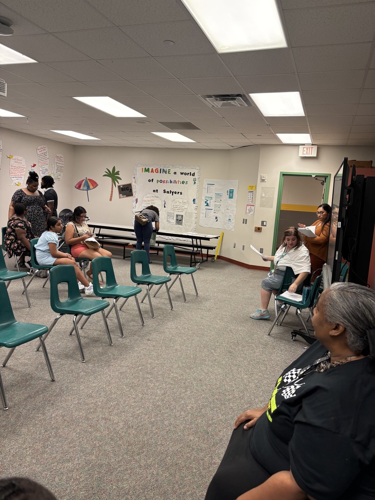 5th Grade team with students and parents