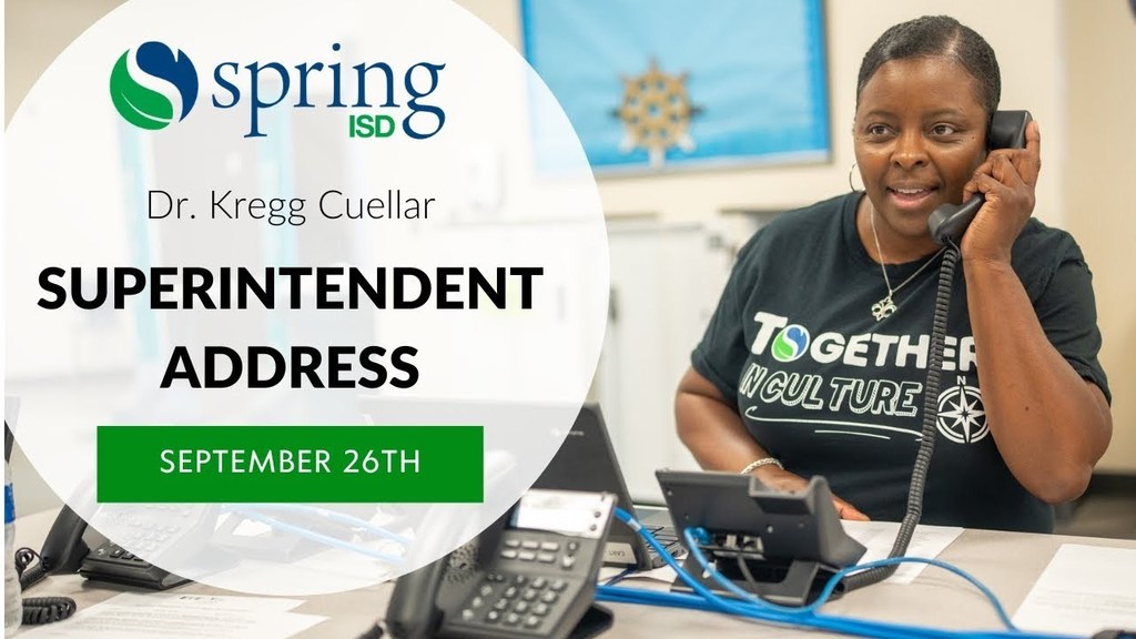Superintendent Address - Dr. Kregg Cuellar - Sept. 26, 2025