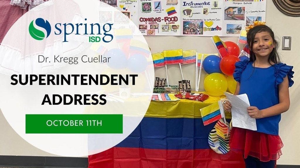 Superintendent Address - Dr. Kregg Cuellar - Oct. 11, 2025