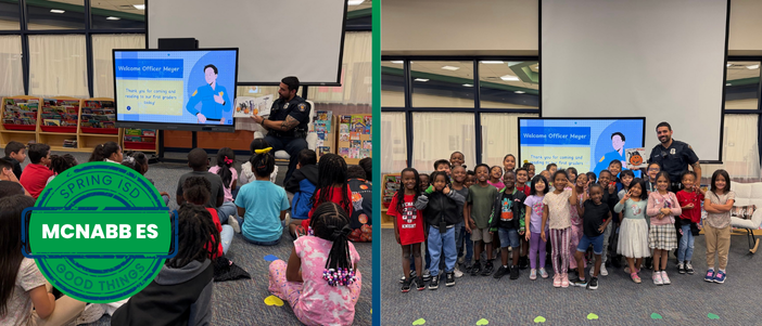 Storytime with Officer Meyer at McNabb ES