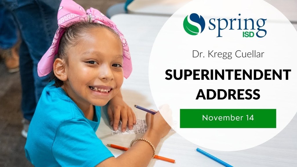 Superintendent Address - Dr. Kregg Cuellar - Nov. 14, 2025