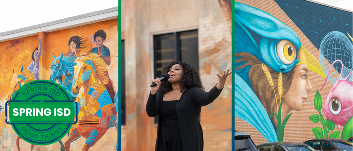 "I Choose to R.I.S.E." Mural Unveiling Lights Up Spring ISD