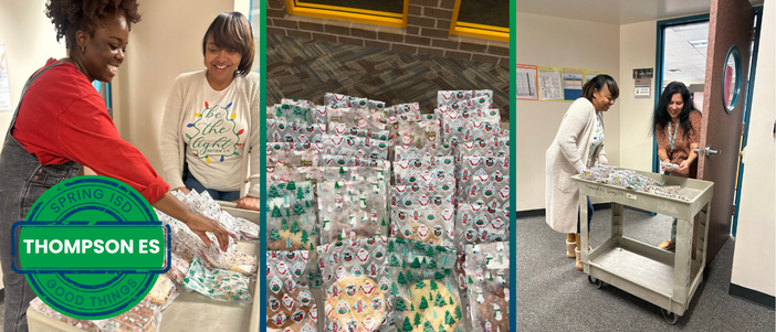 Thompson Elementary Delivers Holiday Cheer
