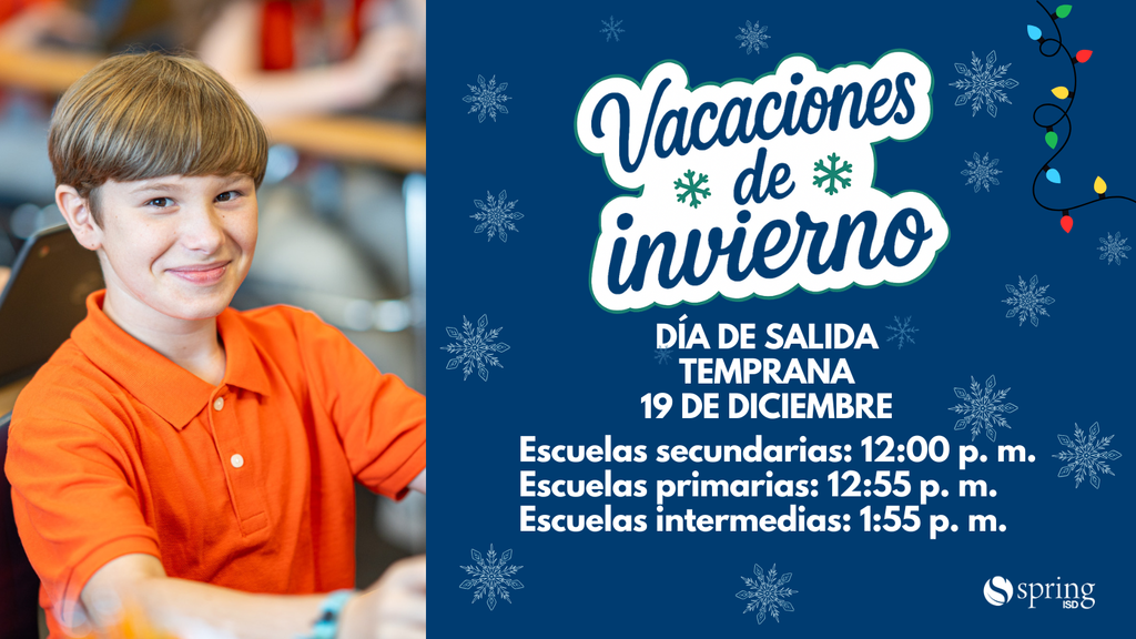 Día de Salida Temprana, 19 de diciembre