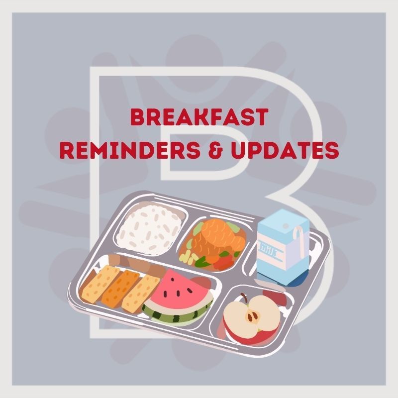 Breakfast Reminders & Updates