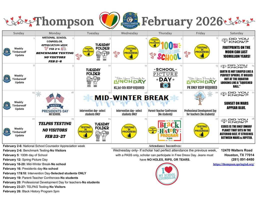 February 2026 Calendar