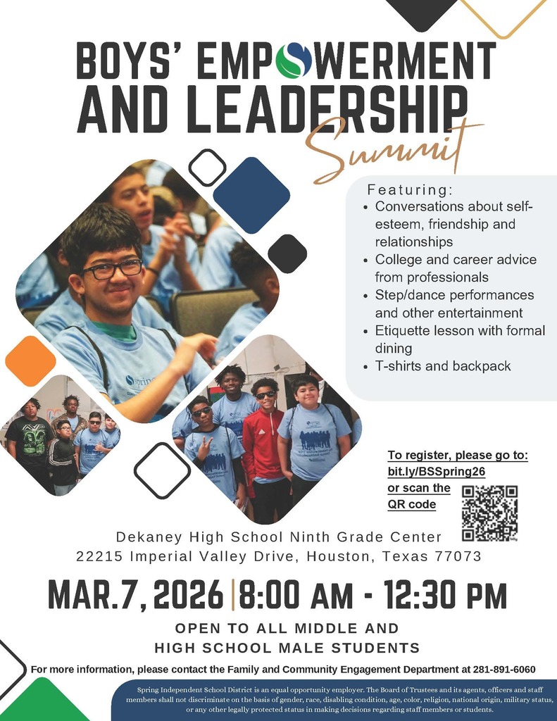 Boys' Empowerment and Leadership Summit March 2026 rev