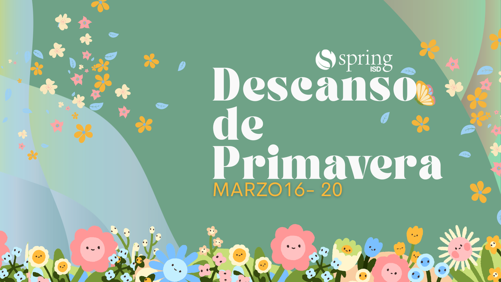 *NEW* Spring Break- No School (Mar.16-20)