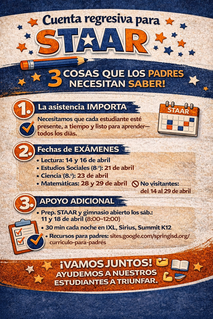 STAAR Countdown - Spanish