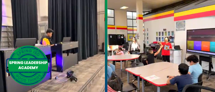 Spring Leadership Academy Brings the Energy for Academic Night