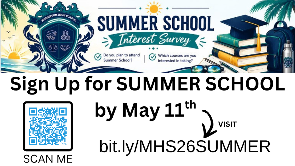 MHS Summer School Registration is OPEN
