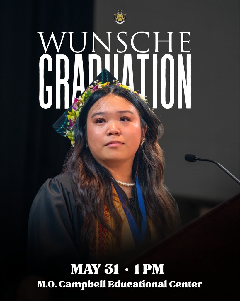 Carl Wunsche Sr. High Graduation, May 31, 2026 at 1 p.m. at M.O. Campbell Educational Center