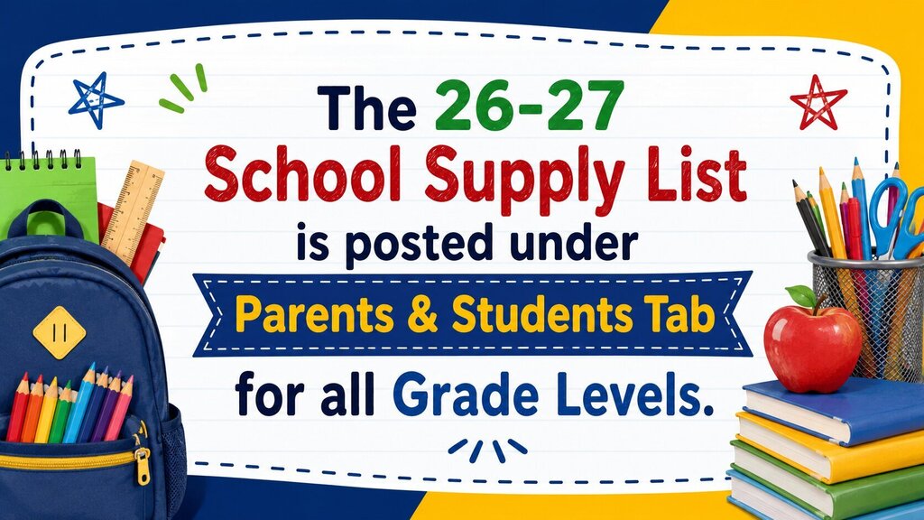 School Supply List