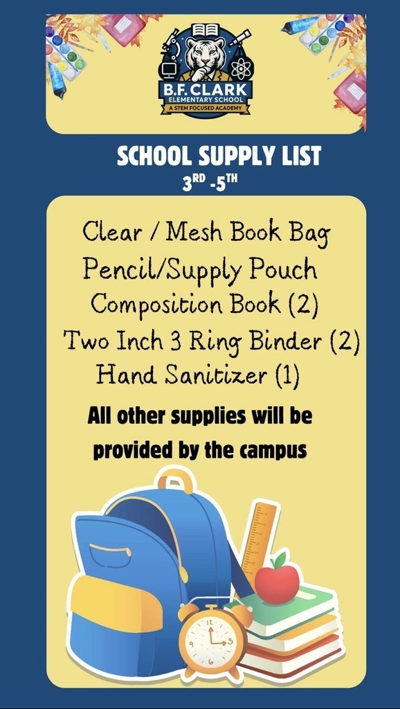 School Supply List 
