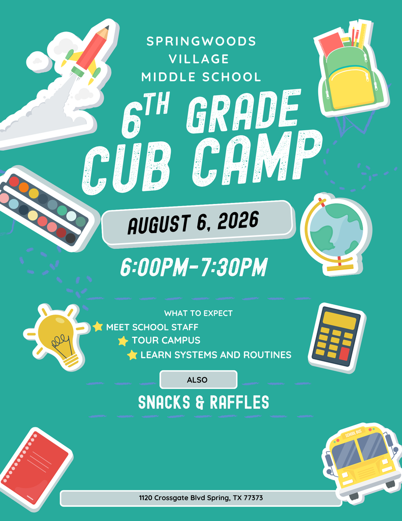 6th Grade Cub Camp Flyer