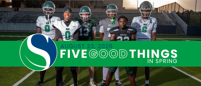 Five Good Things in Spring - August 23, 2026
