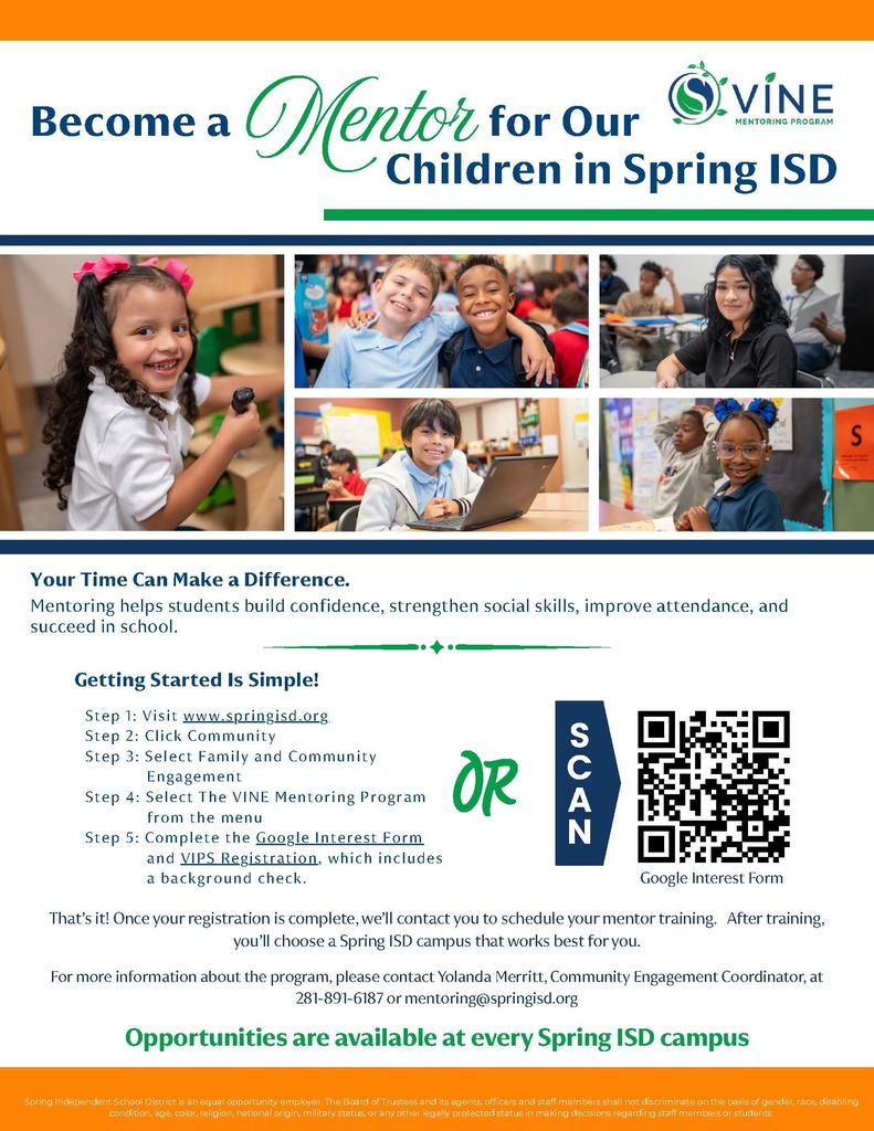 MHS seeks new volunteers and mentors