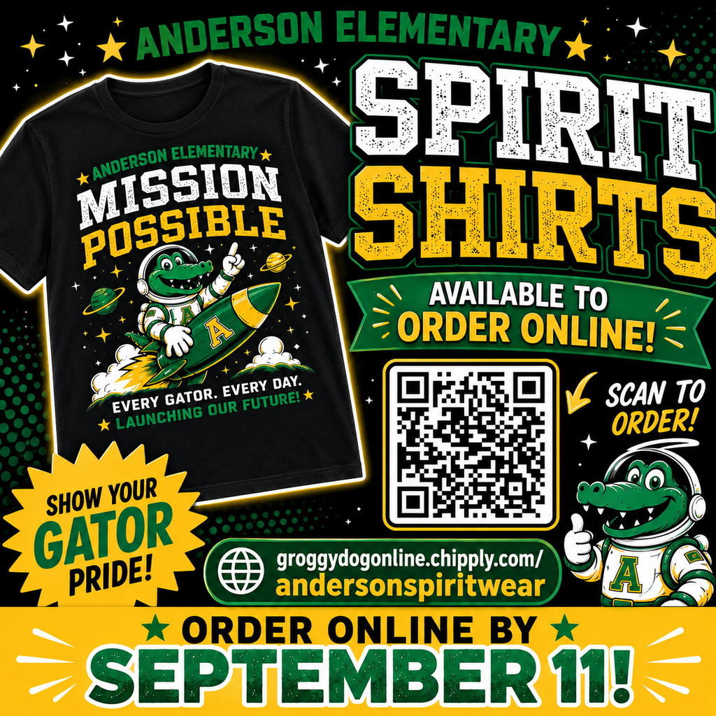 2026-2027 Anderson Spirit Shirts Design