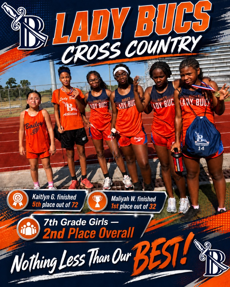 Lady Bucs Cross Country Team 