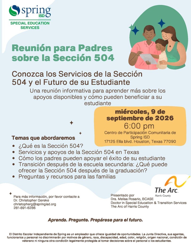 504 Parent Meeting
