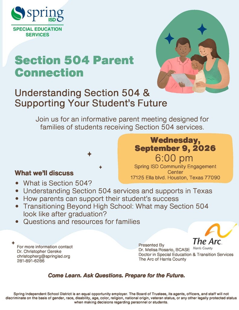 504 Parent Meeting