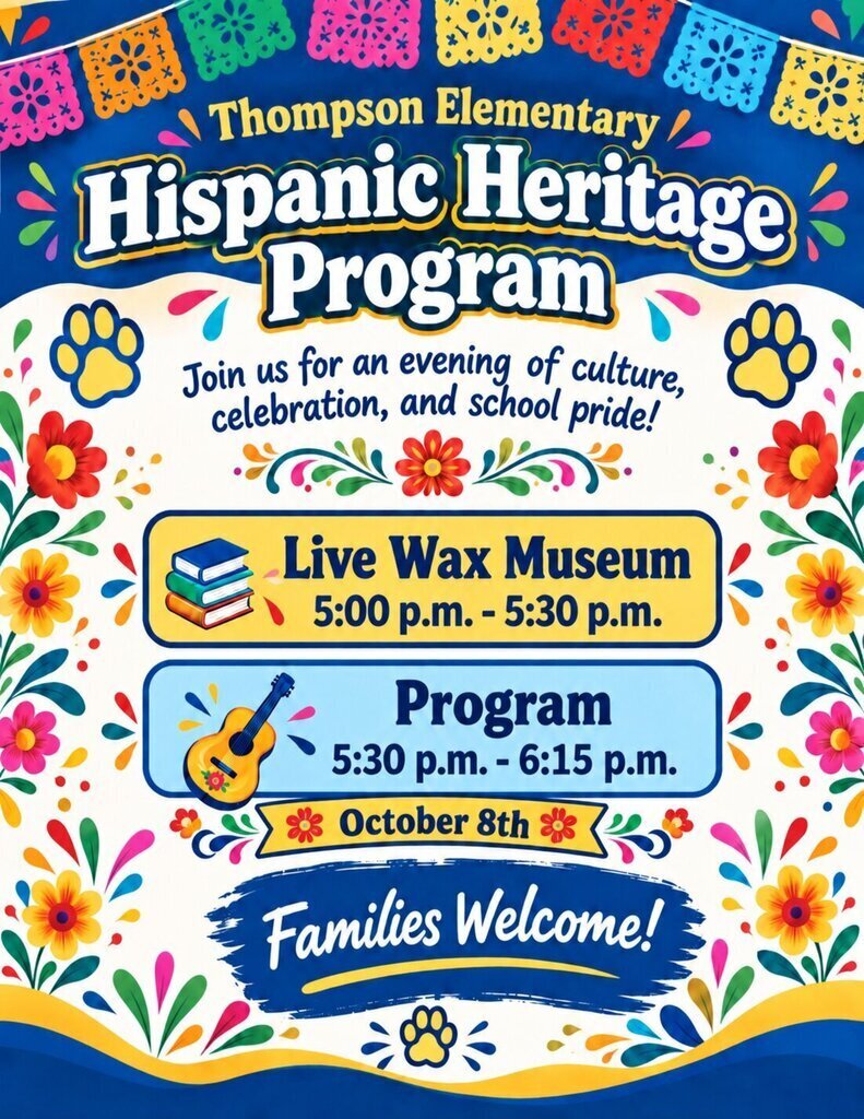 Hispanic Heritage English Flyer