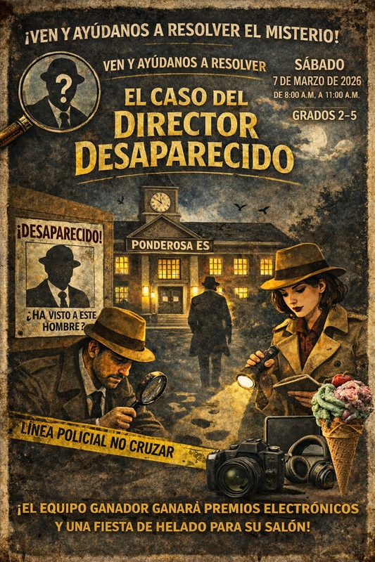 RE:Saturday Missing Person Mystery Weekend. 