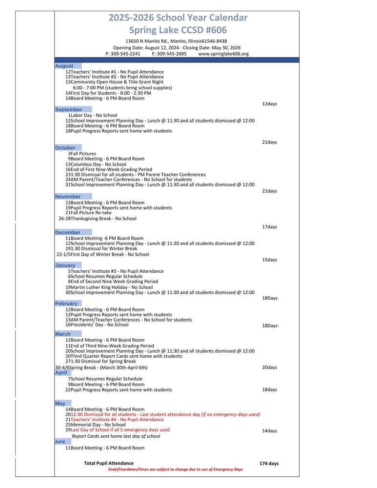 25-26 calendar