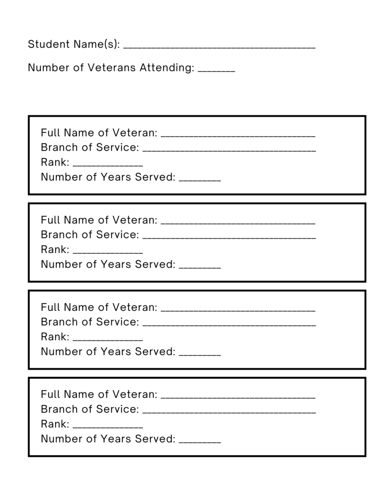 RSVP form