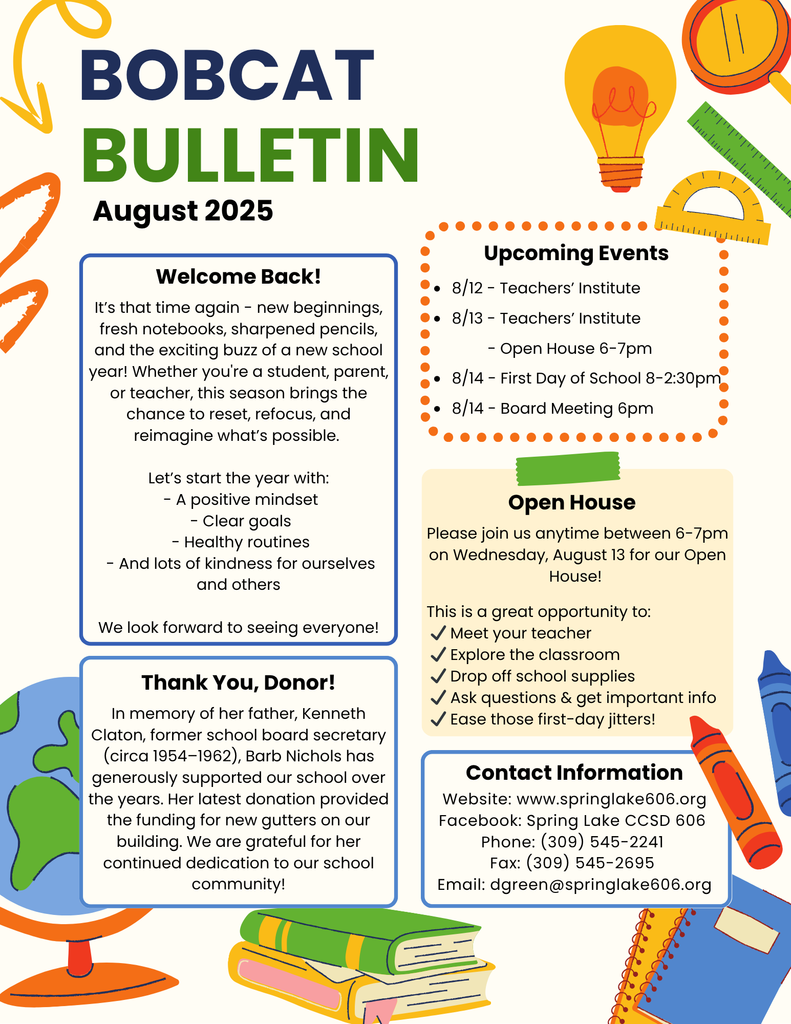 August Bobcat Bulletin