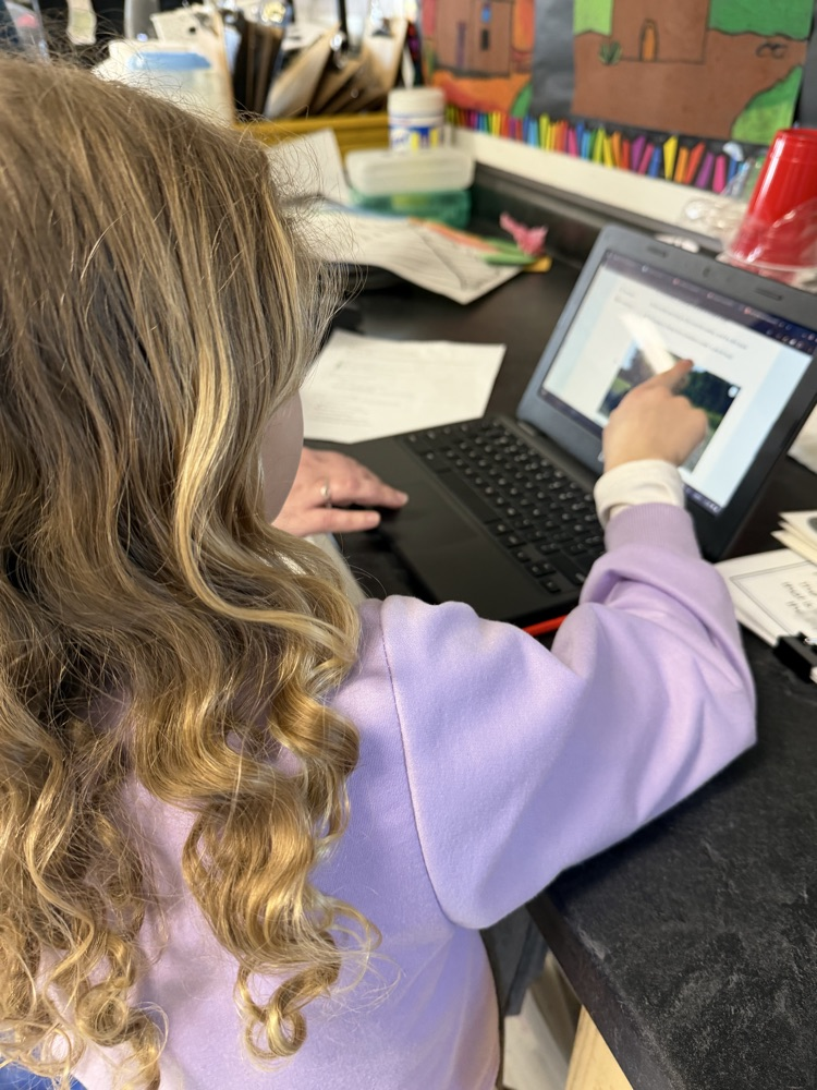 students working on projects