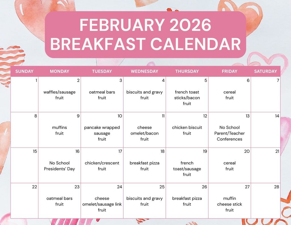 February Menu