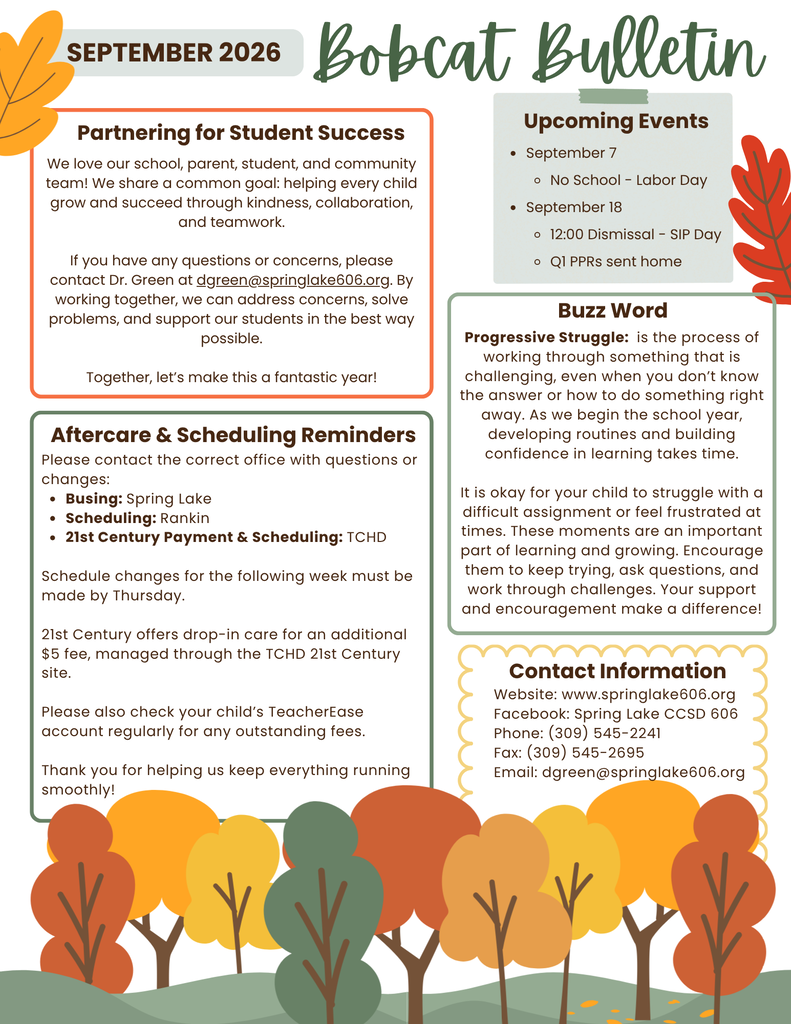 September Bulletin