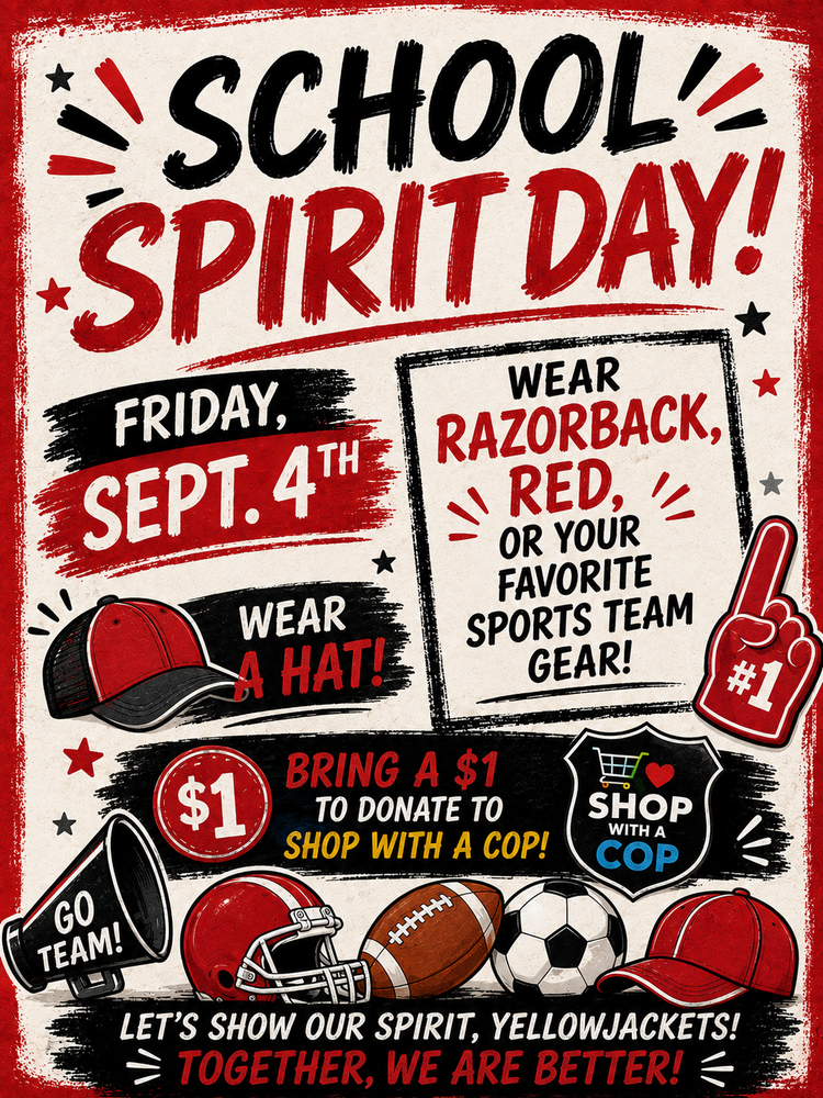 School Spirit Day is Friday